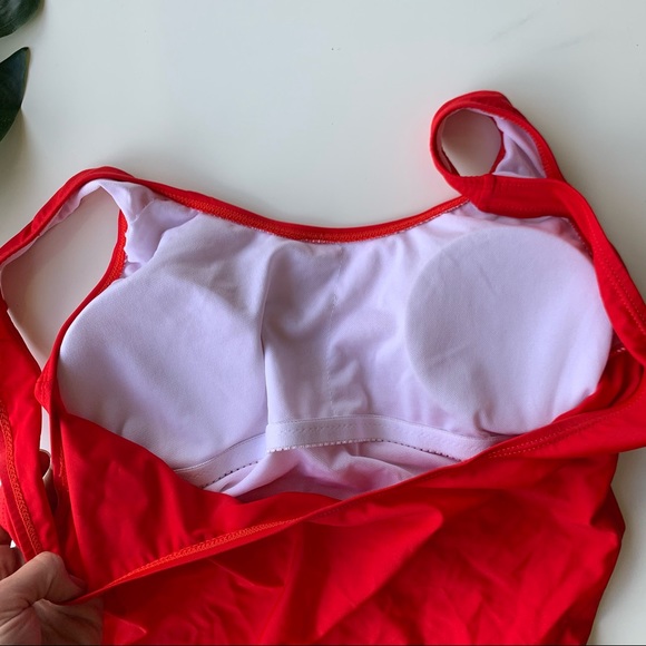Bae Watch Medium Red One-Piece Swimsuit - Picture 4 of 5